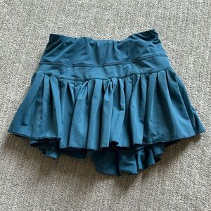 Navy Gold Hinge Skirt